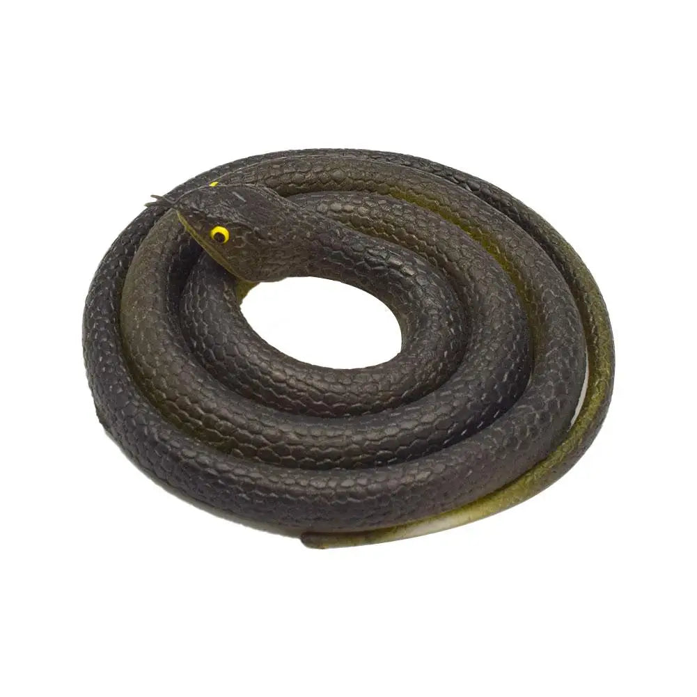Realistic Rubber Soft Snake Funny Joking Scary Toy Decompression Toy Fake Snake Prop Fool's Day Oasis Select 80cm
