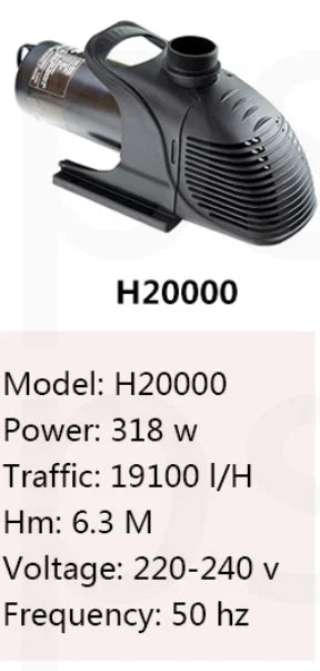 Hailear H10000 H12000 H15000 H18000 H20000 H23000 H25000 Garden Pond Filter Waterfall Circulation Pump .Submersible water pump Oasis Select H20000