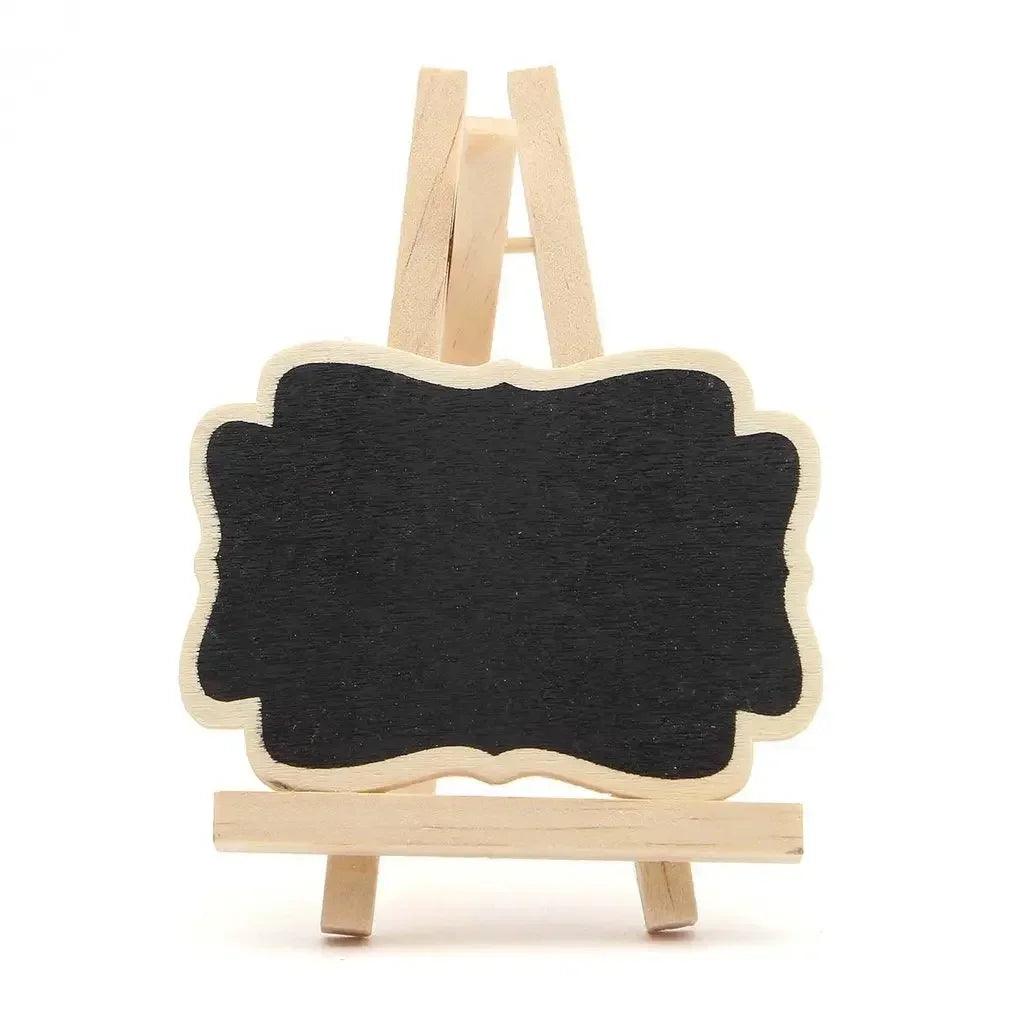 3/5/10 PCS/Set Wooden Blackboard Universal Message Board Mini Chalkboard Portable Wedding Party Decor Decorative Parts Oasis Select