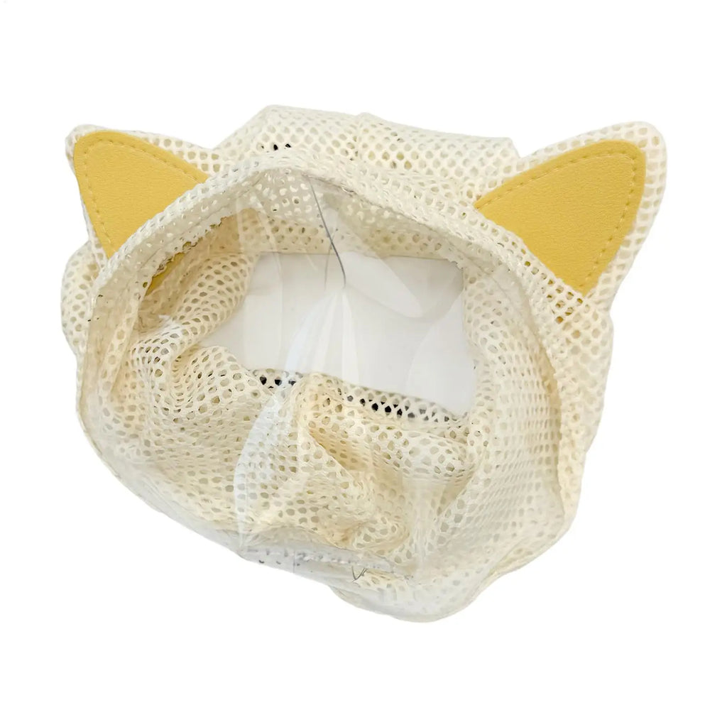 Cat Muzzle Breathable Net Cat Mask Post Operation Pet Head Cover Anti Licking Prevent Biting Accidental Ingestion Pet Head Cover Oasis Select