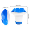 Chlorine Floater Enduring Pool Floating Dispenser Automatic Sterilizer for Chlorine Tablets Floater Holder for Swimming Pools Oasis Select Blue