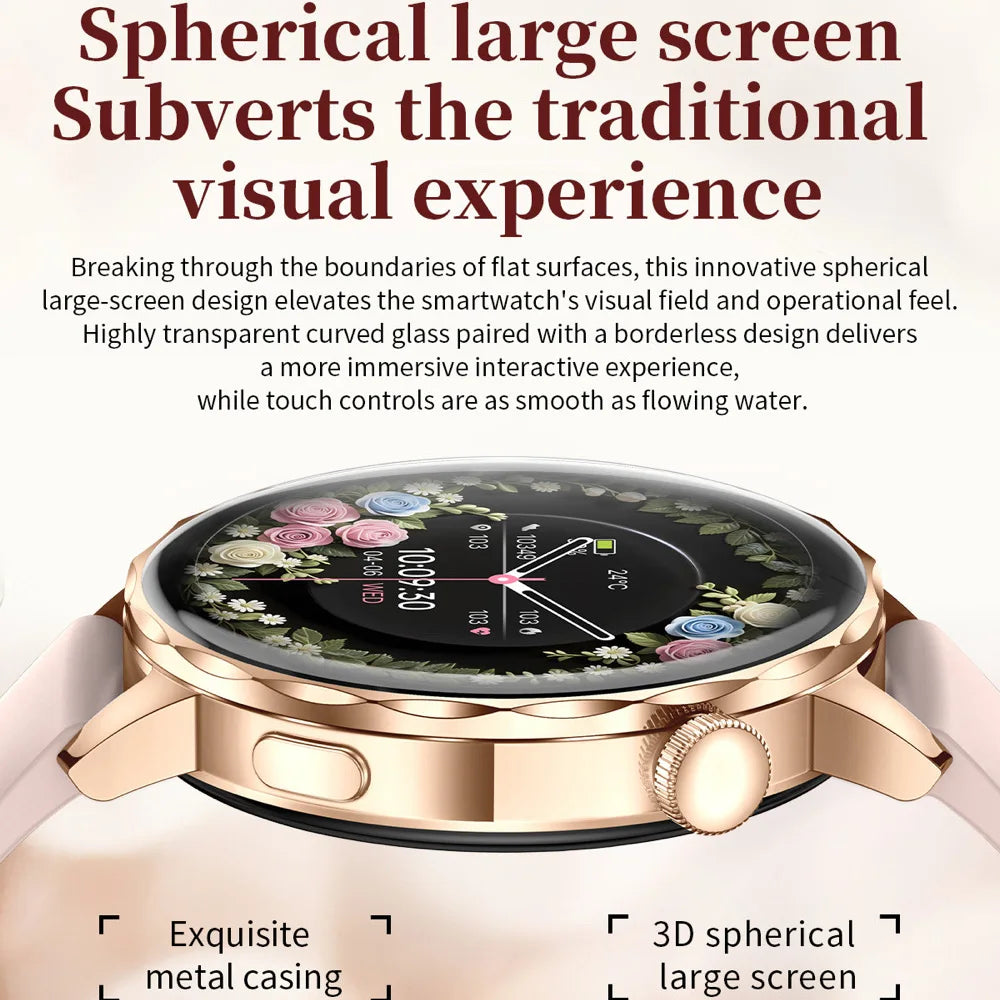 696 Fashion Smart Watch Women Blue Tooth Call Sports Fitness Bracelet Waterproof Music Heart Rate Sleep Lady Health Smartwatch Oasis Select