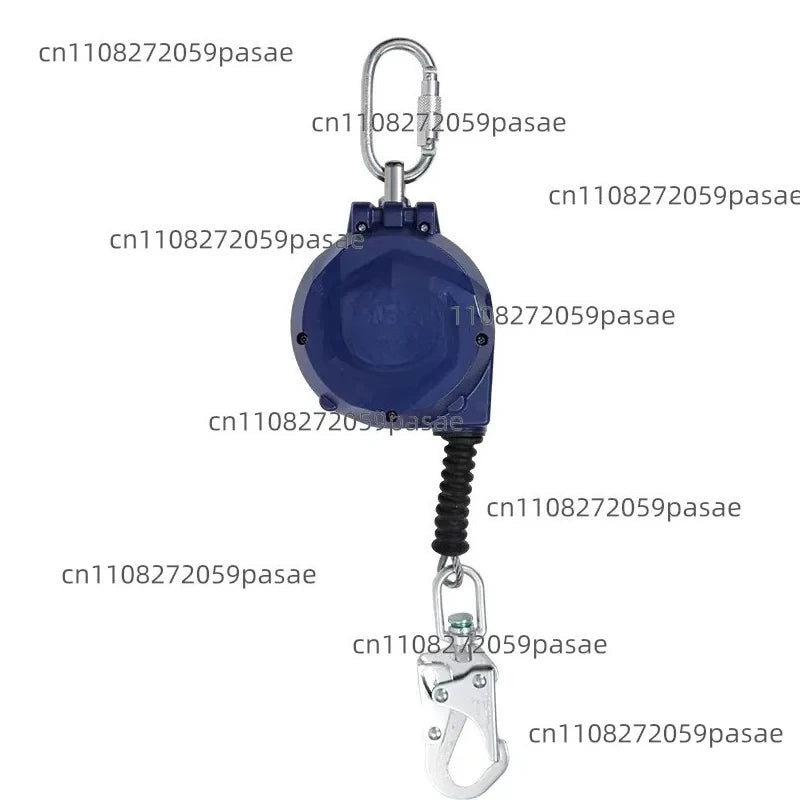 6M 100kg Stainless Steel Wire Rope Self-Retracting Fall Arrestor