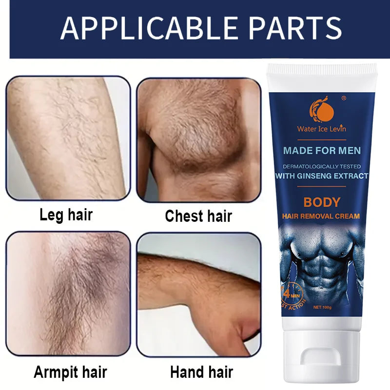 Water Ice Levin Hair Removal Cream – Painless Intimate Areas Hair Removal Cream Oasis Select