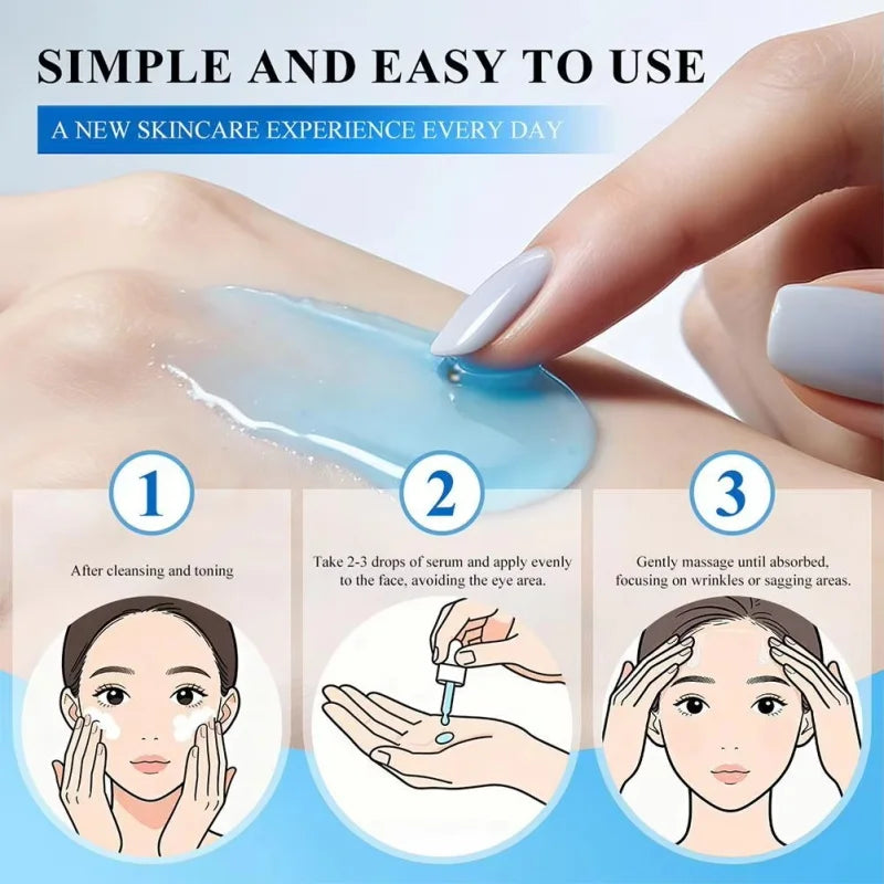 GHK-Cu Copper Peptides Facial Serum SNAP-8 Faded Fine Lines Wrinkles Firming Deep Moisturizing Hydration Collagen Skincare Serum Oasis Select