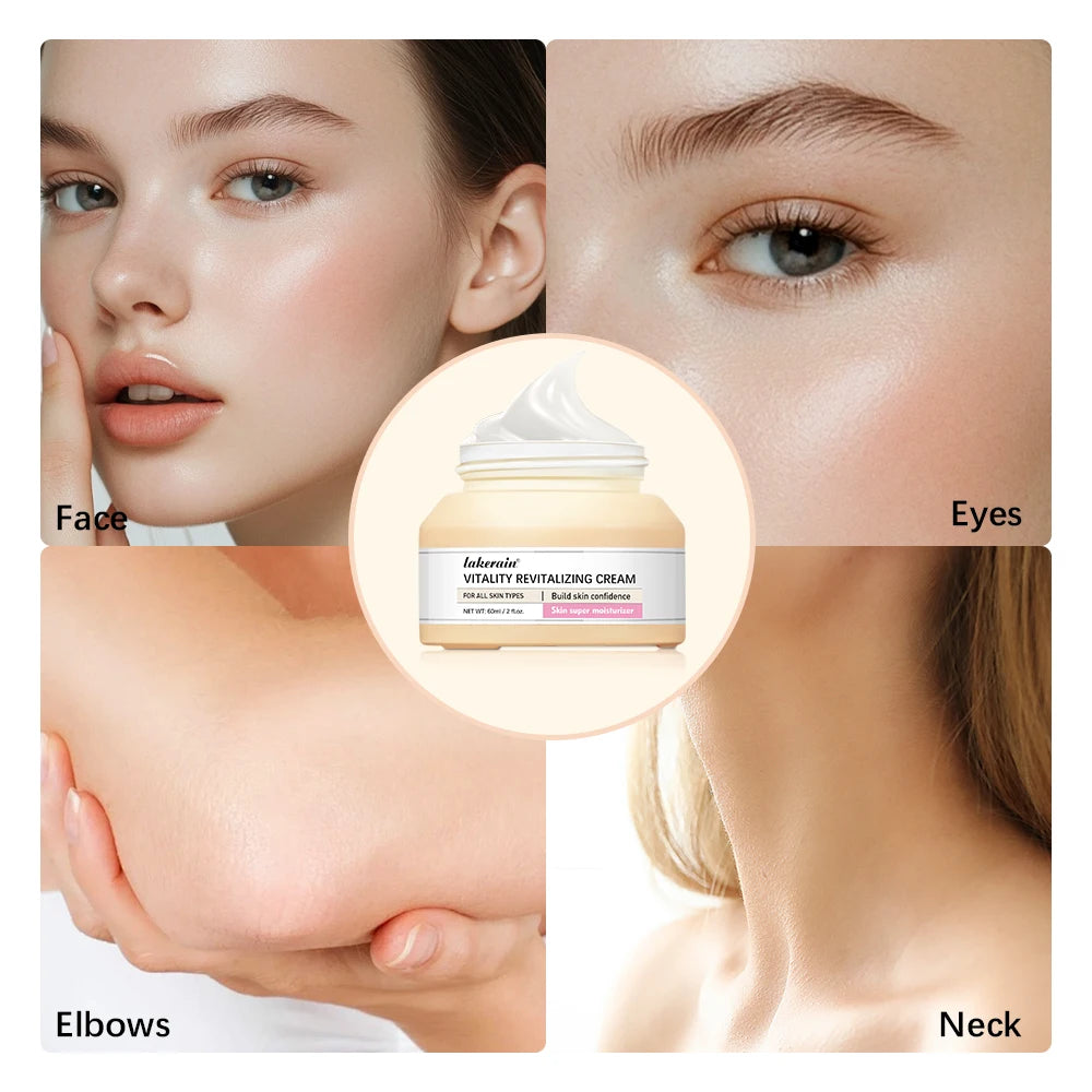 Facial Moisturizing Cream Makeup Vitality Revitalizing Cream Hyaluronic Acid Reduces Fine Lines Lift Firm Face Moisturizer Oasis Select