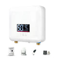 Instant Water Heater 7500W Mini Electric Tankless Water Heater Wall-Mounted LED Display Support Thermostat Mode/Power Adjustment Oasis Select W-US