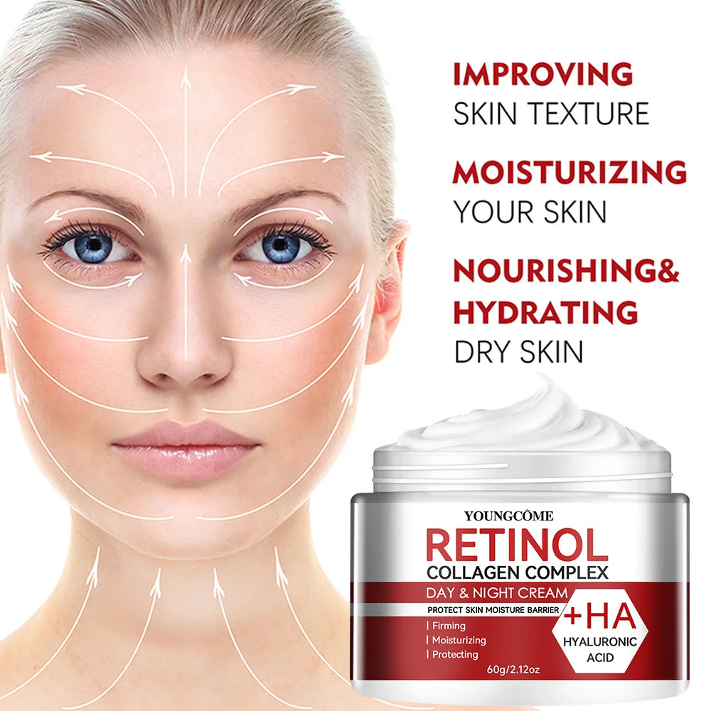 YOUNGCOME Retinol Face Cream with Hyaluronic Acid | 30/60g