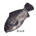 Realistic Fish Pencil Case – Carp Zipper Pen & Makeup Pouch Novelty Pencil Case Oasis Select black M