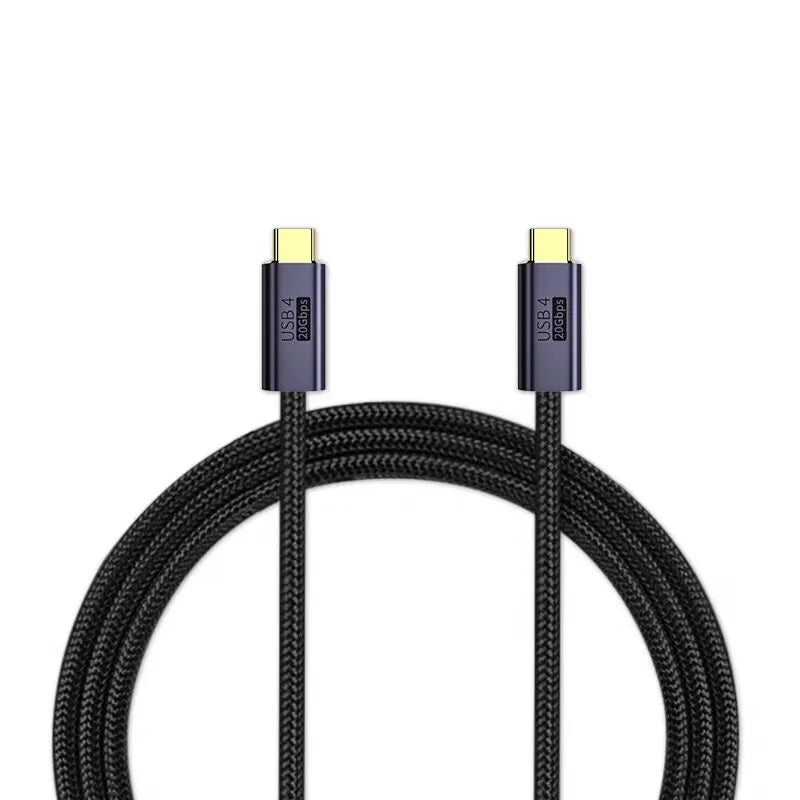 PD 100W 5A Fast Charging USB4.0 Thunderbolt 3 40Gbps 20Gbps Data Cable USB C to Type C 4K 8K@60Hz Video Cable For Macbook Pro Oasis Select