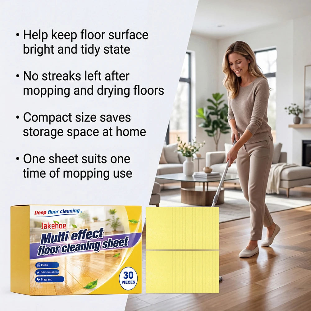 Floor Cleaning Concentrate Sheets | Multi-Surface 30pc