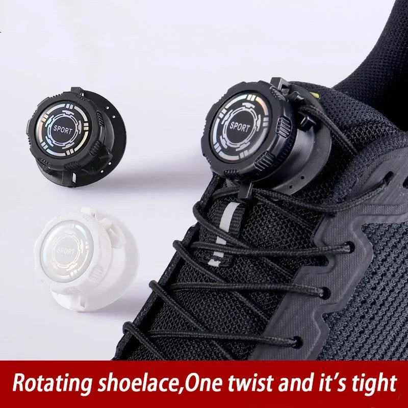 Thick Rope Swivel Buckle Shoelaces new upgrade Automatic Laces Without ties Sneakers Shoelace Shoe Accessories For Children Adul Oasis Select