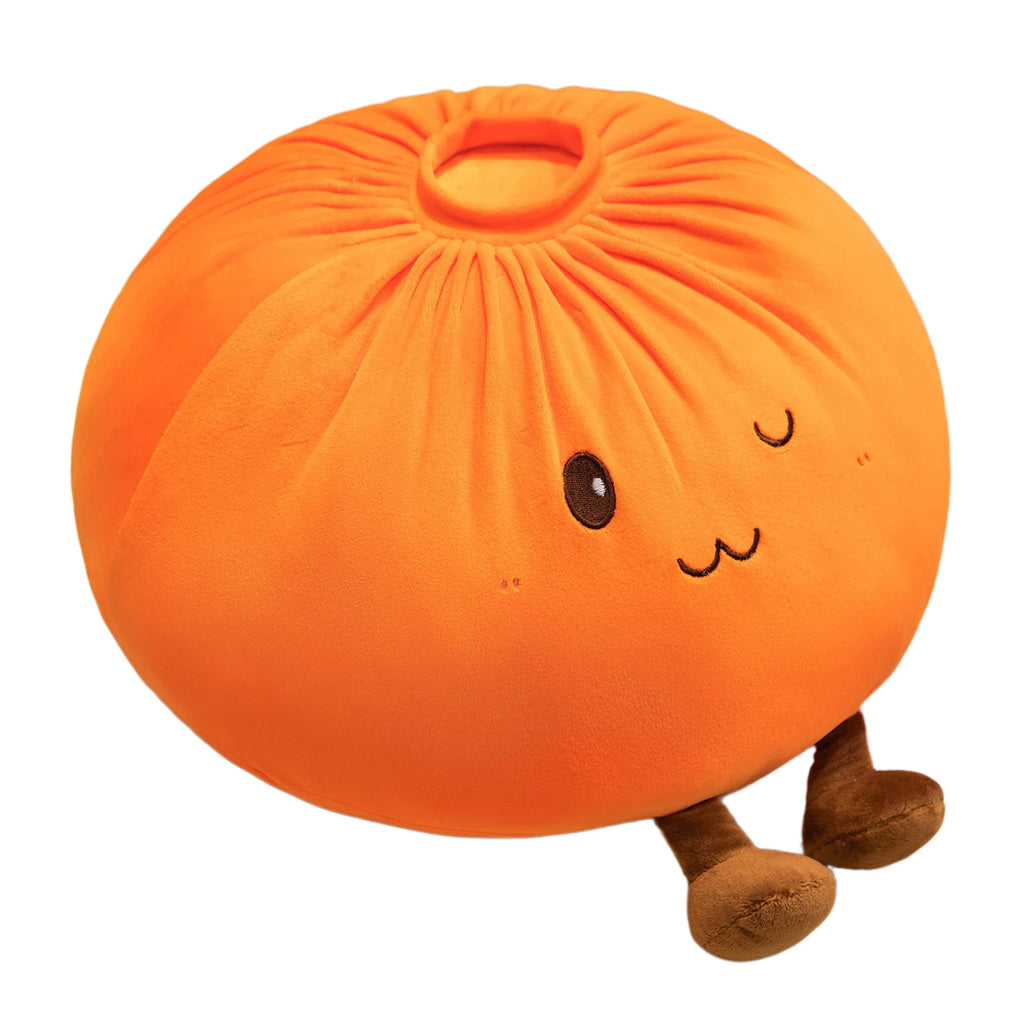 Cute Dumpling Plush Pillow – Soft Steamed Bun Stuffed Toy