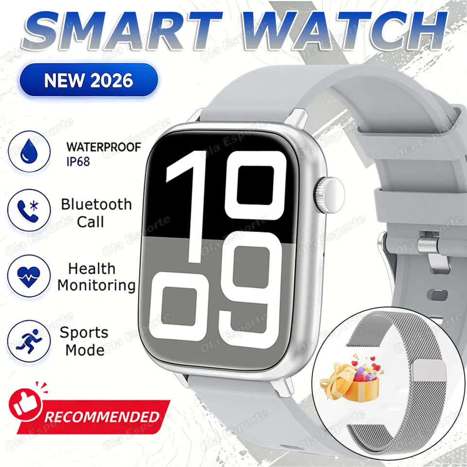 Ola Esporte 1.85" Smart Watch – Bluetooth Call & Fitness Tracker