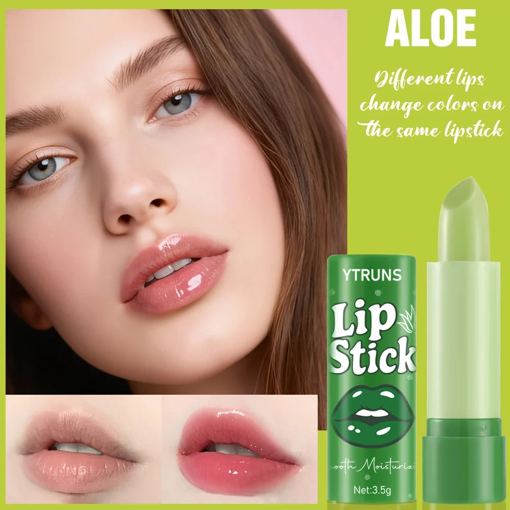 Aloe & Peach Lip Balm Stick – Sheer Gloss & Daily Moisture 3.5g