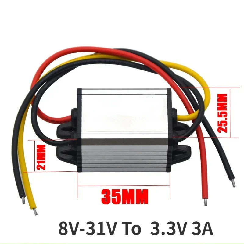 12V24V To 3V 3.3V 3.7V 4.2V 5V 6V 7.5V 9V 12V Power Supply Voltage Converter Buck Step-Down Module DC To DC Converter For Car Oasis Select 8V-31V To 3.3V 3A
