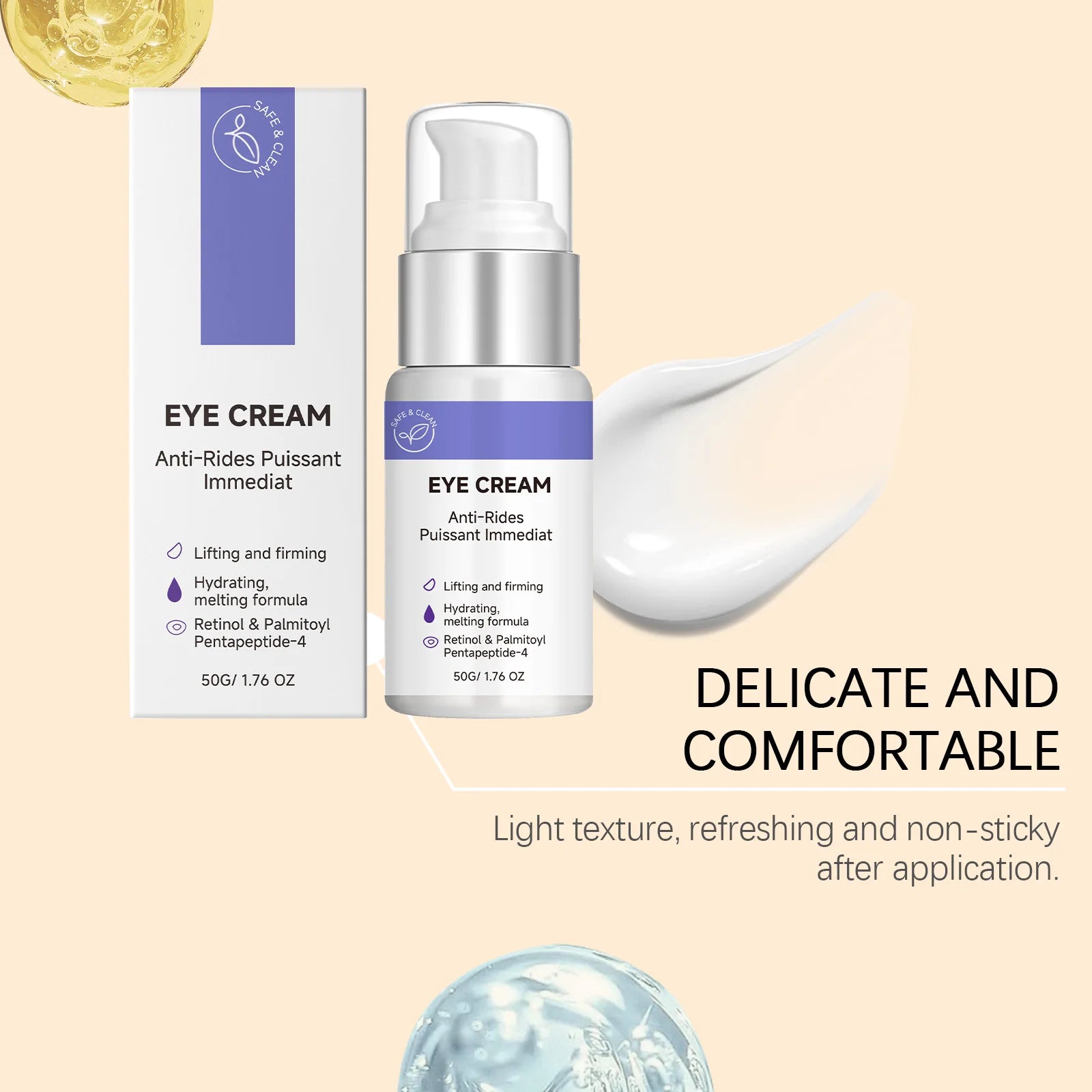 Retinol Eye Cream – Hydrating, Firming & Brightening | 50g