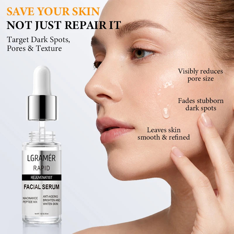 LGRAMER Peptide & Niacinamide Facial Serum 30ml / 50ml