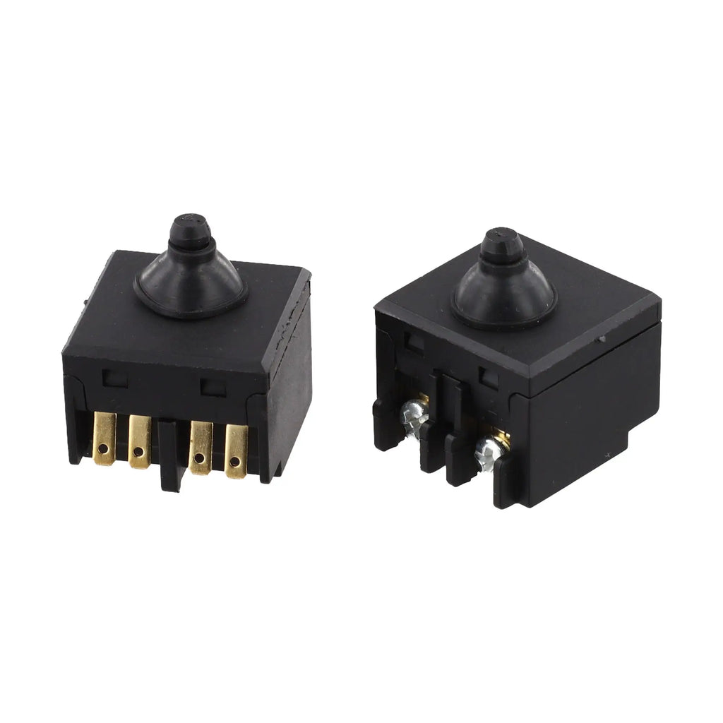 2Pcs Angle Grinder Switch Push Button Switch Speed Control Switches 2.5x2.5cm For Angle Grinder 100 Polisher Power Tool Oasis Select Default Title