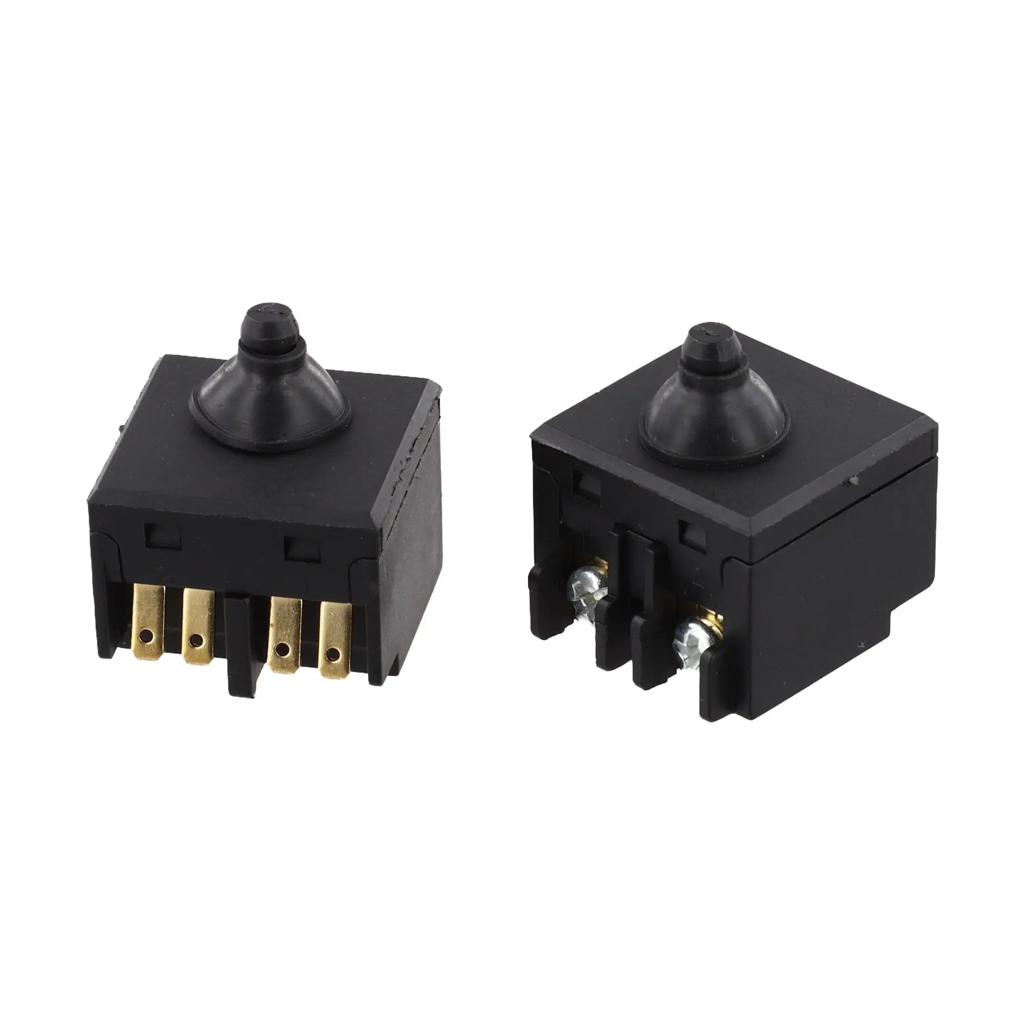 2Pcs Angle Grinder Switch Push Button Switch Speed Control Switches 2.5x2.5cm For Angle Grinder 100 Polisher Power Tool Oasis Select Default Title