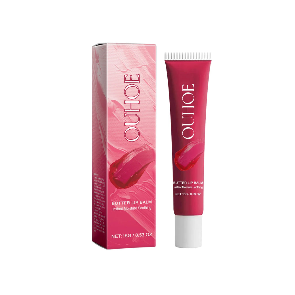 Colored Lip Balm Gentle Moisturizing Soft and Moisturizing Lips Non-fading Skin Care Dull Moisturizing Lip Balm Oasis Select Rose red
