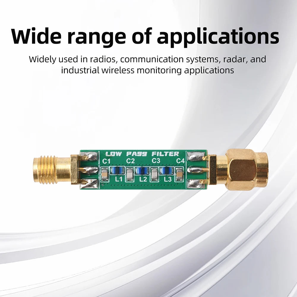 30MHz LPF Low Pass Filter Module for Clear AM Shortwave Radio Signal Reception with Enhanced SNR High Quality Oasis Select