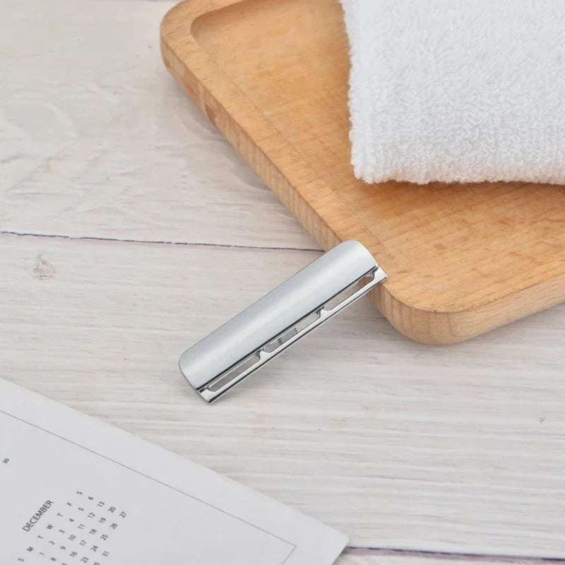 YAQI 0.70mm Blade Gap Excalibur Single Edge Chrome Color AC Safety Razor Head for Men Lightweight Provide Precise Shaving Oasis Select