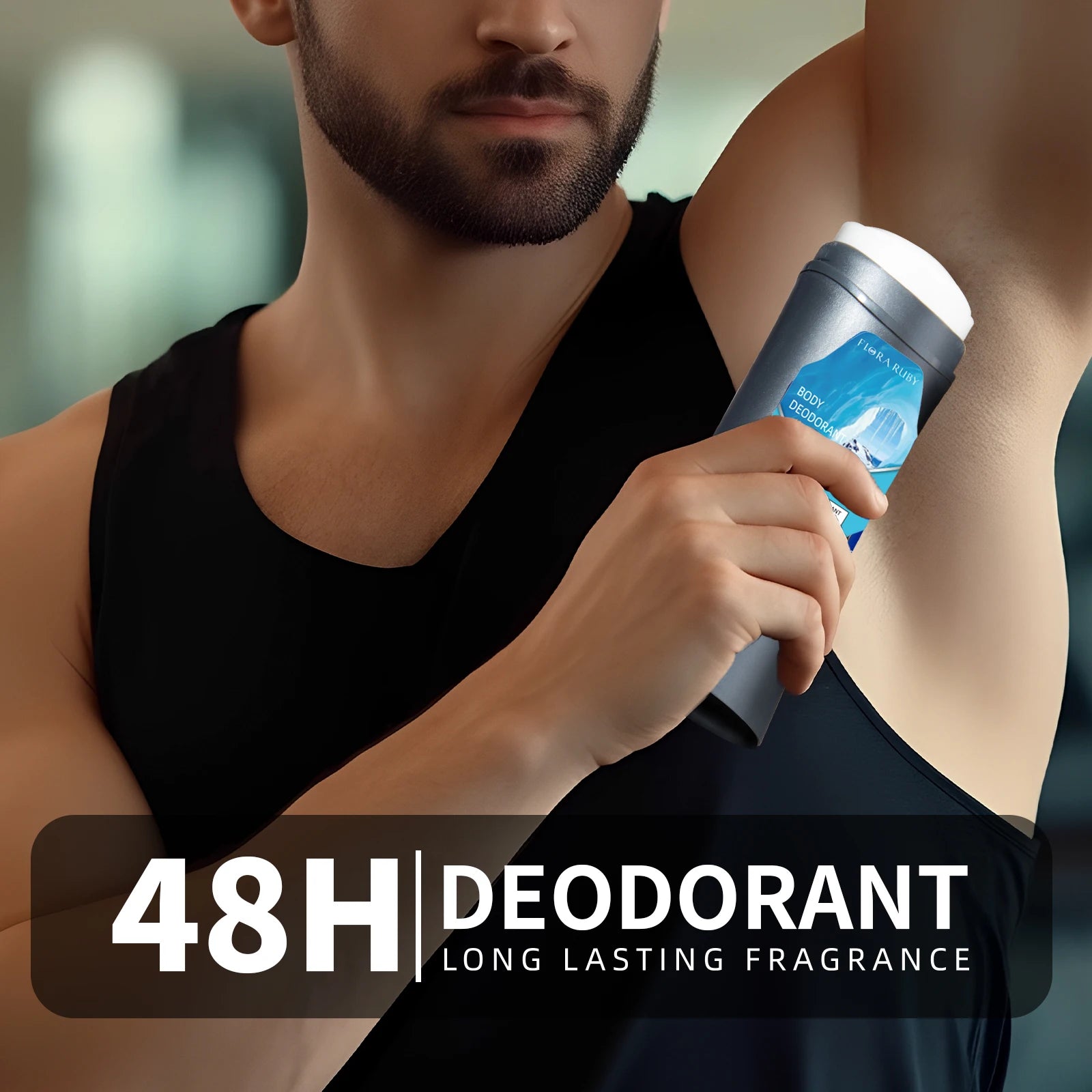 Men's Deodorizer Stick 72 Hour Odor Control Removing Odor，Armpit Antiperspirant Refreshing Aroma Whole Body Care Cream 74g Oasis Select
