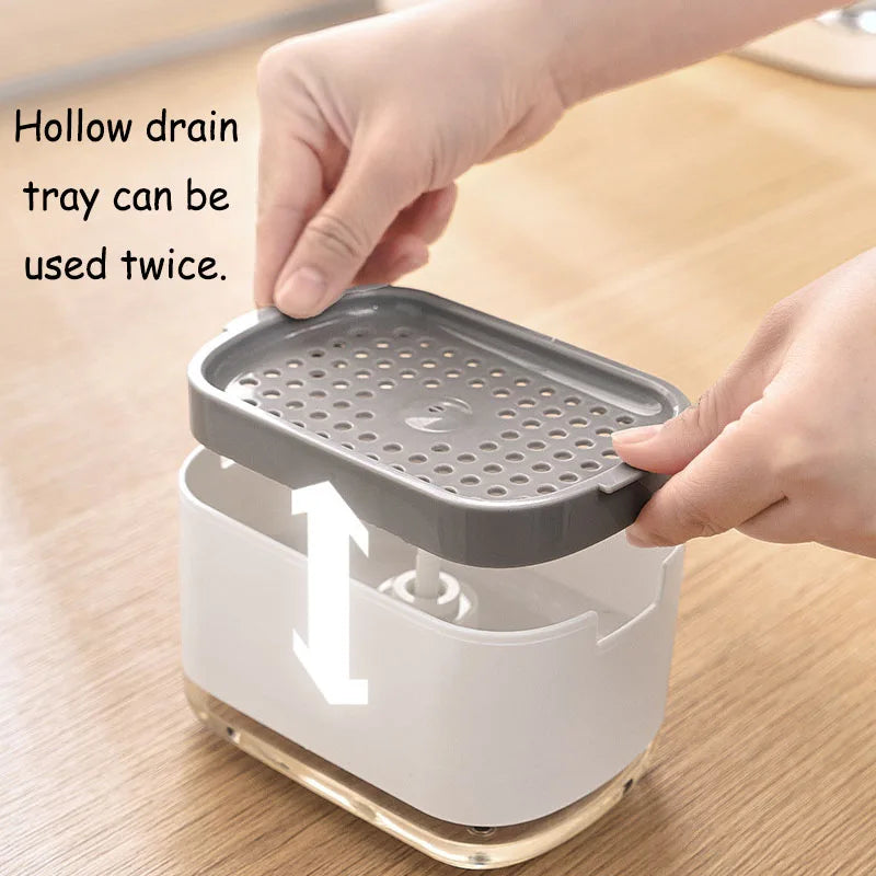 Dishwashing Liquid Dispensers Kitchen Soap Dispensers Dish Soap Dispenser Kitchen Detergent Large Capacity Sink Automatic Home Oasis Select