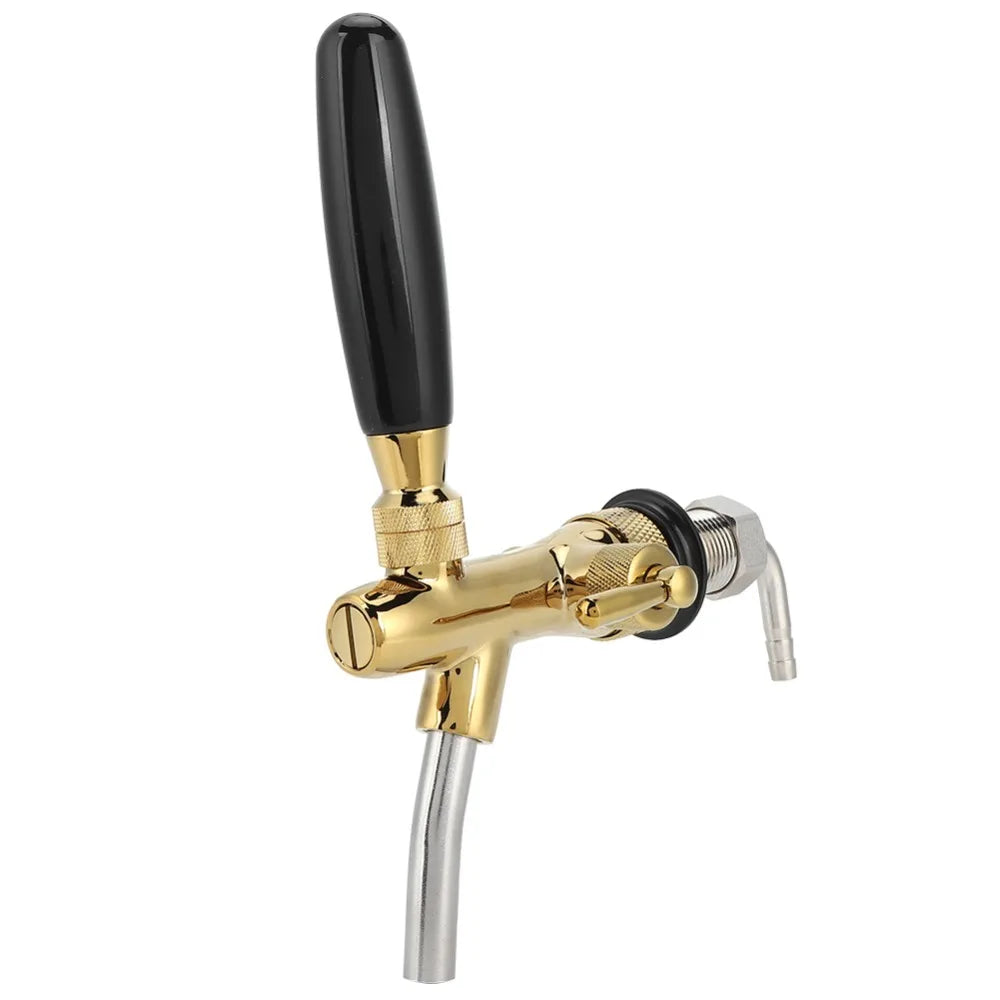 9-Piece G5/8 Beer Tap Faucet | Brass & Stainless Steel Keg Set