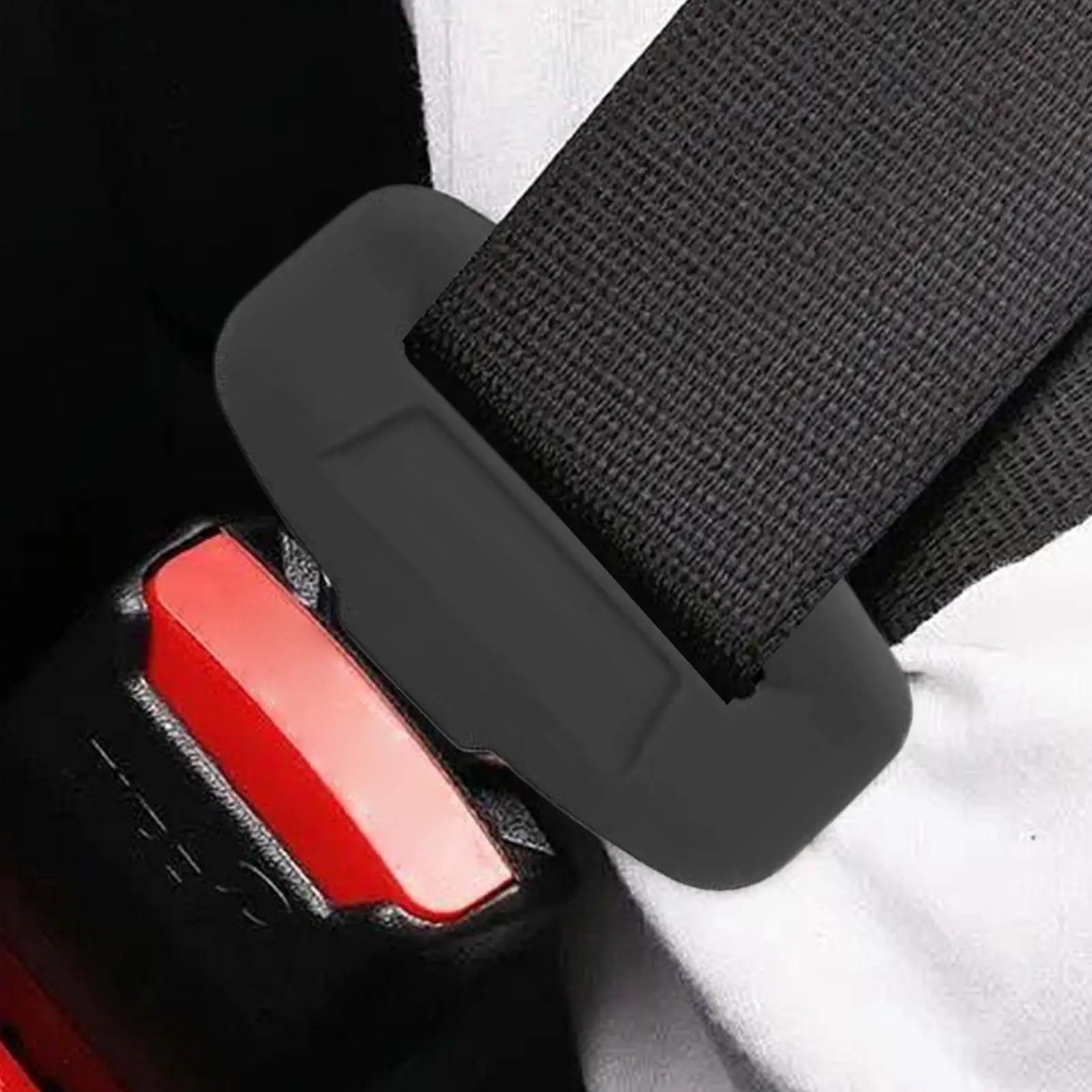 Universal Seat Belt Buckle Protection Cover Car Seat Belt Buckle Protector Cover Soft Silicone Anti-Collision Protector Case 1PC Oasis Select
