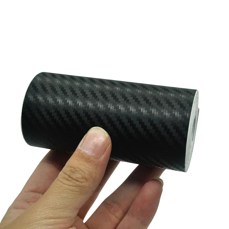 1/3Pcs Carbon Fiber Stickers Door Sill Anti-stepping Protector Trunk Bumper Side Mirror Anti Scratch Tape Auto Decals Oasis Select