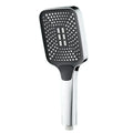 Adjustable Shower Head 3 Mode Rainfall Shower Large Flow Showerhead High Pressure Water Saving Shower Mixer Bathroom Accessories Oasis Select silver