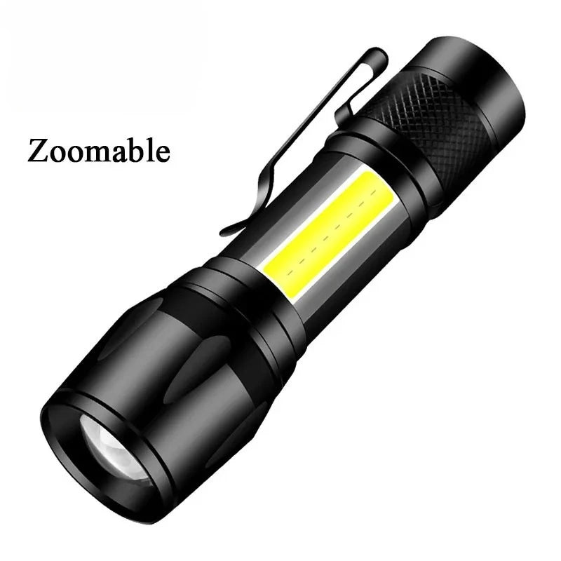 KDULIT Mini LED Flashlight – Rechargeable, 1000LM, Waterproof