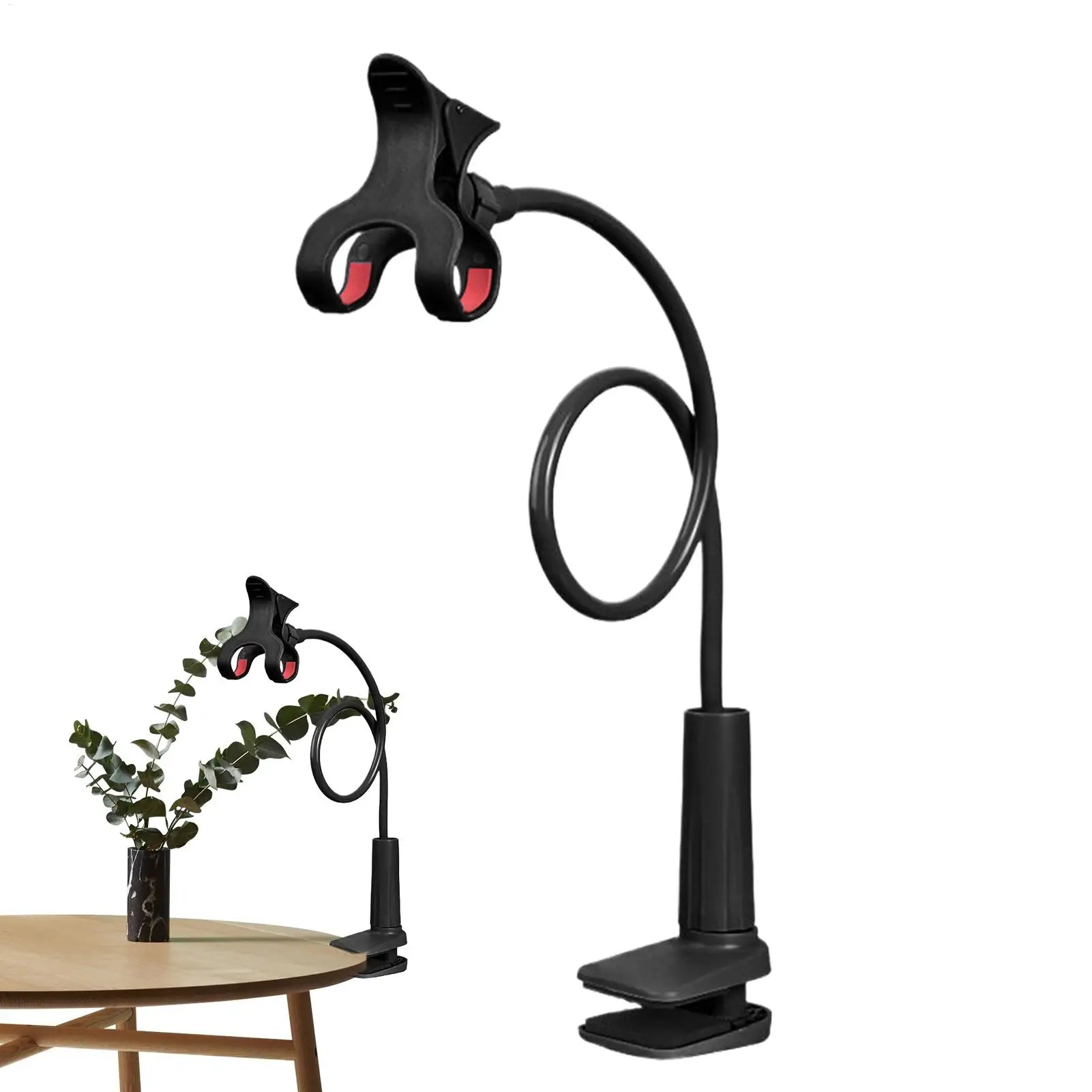 Bed Phone Holder Multifunctional Cell Phone Mount Gooseneck Phone Holder for Desk Headboard Bed Bedside Bendable Long Arm Phone Oasis Select