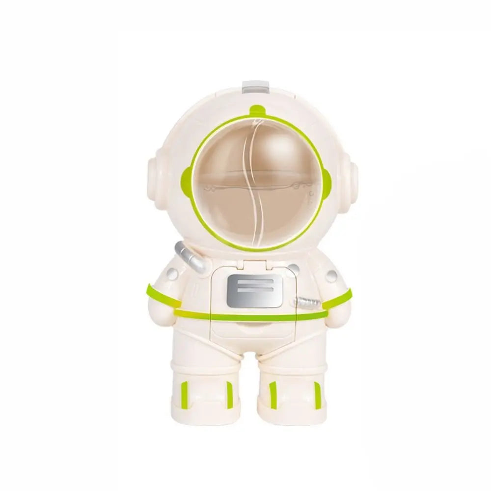 Astronaut Kids Water Bottle 250ml with Strap – Pink & White