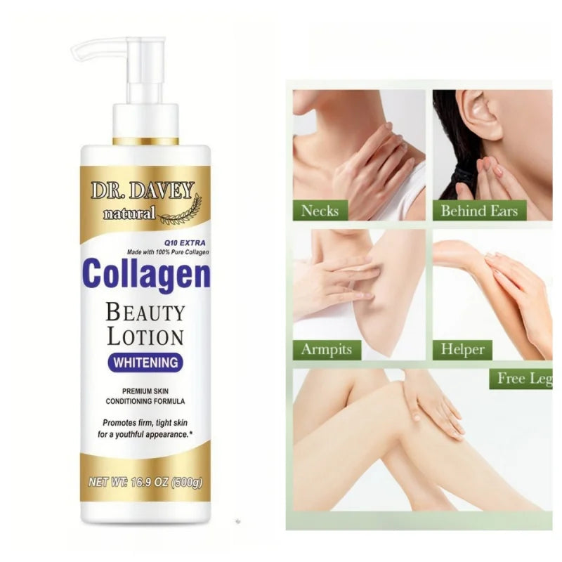DR.DAVEY Collagen Body & Hand Lotion 500ml | Deep Moisturizer