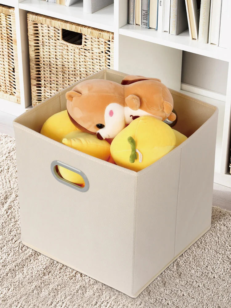 Square Grid Storage Box Home Dormitory Stackable Storage Bin Bookcase Storage Box Toy Miscellaneous Item Organizer Basket Oasis Select