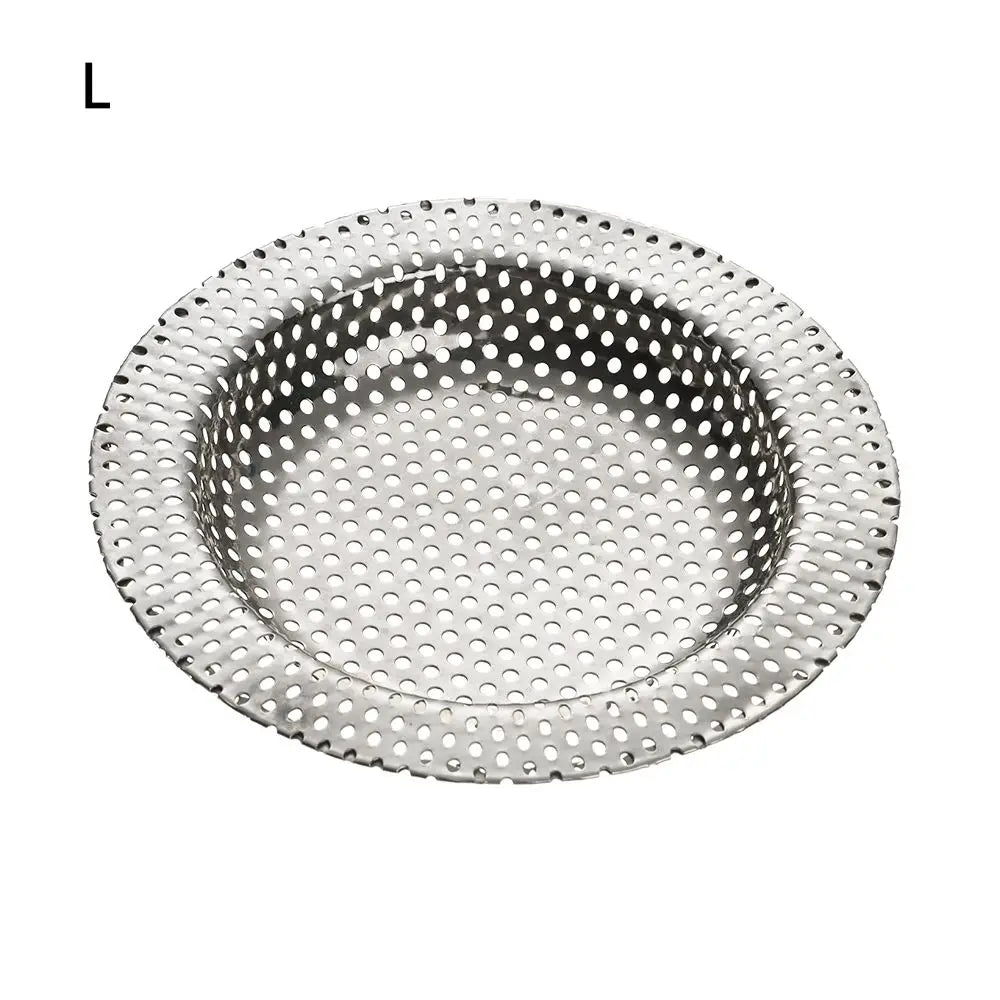 7/9/11cm Stainless Steel Sewer Hair Filter Kitchen Sink Filter Mesh Bath Strainer Floor Drain Hole Filter Cover Oasis Select L