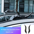 3D Dragon Horn Car Roof Decal – No-Drill Universal Decor