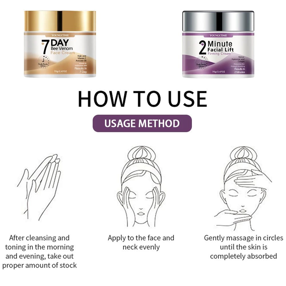 YOUNGCOME Bee Venom Cream – 7-Day Anti-Aging Moisturizer Anti-Aging Face Cream Oasis Select