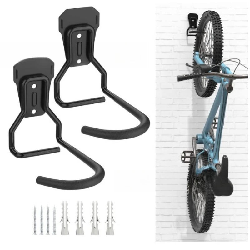 1pc Hooks Metal Sturdy for Wall Mounting Bike Storage Rack Garden Shed Organization Heavy Duty Bracket Available Oasis Select