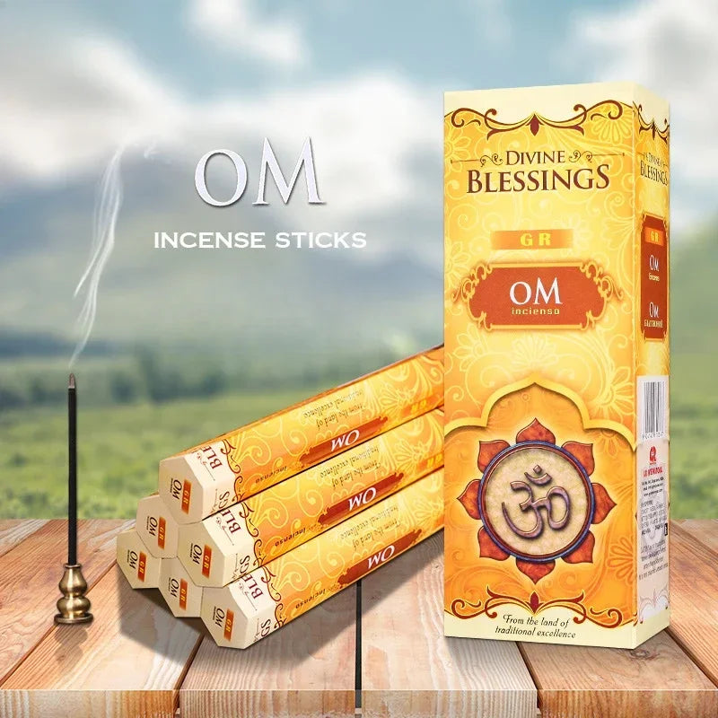 40/20 Sticks Incense Original GR Sandalwood Stick Jazmin Sri Ganesh Royal Oudh Indian Aroma Stick for Home Meditation Incense Oasis Select Om 1 small box-20sticks