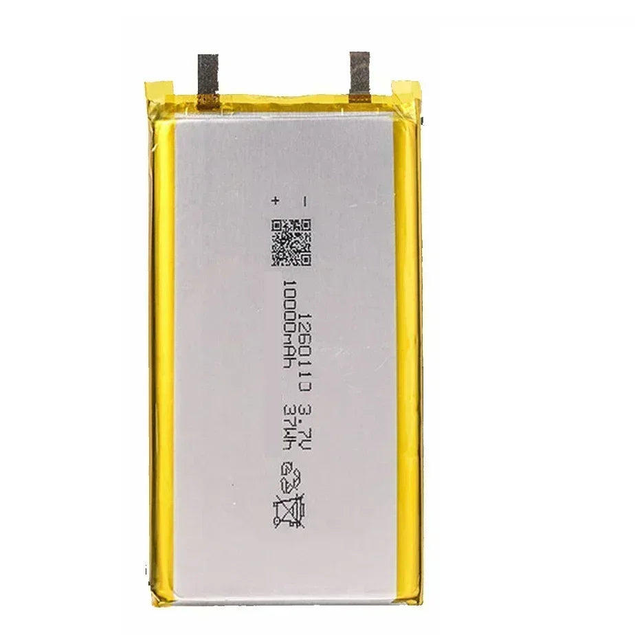 Rechargeable Batteries 3.7V 10000mAh 1260110 Li-polymer Battery Lithium Polymer for Toy Power Bank GPS Laptop Camping Lights Diy Oasis Select 1PCS