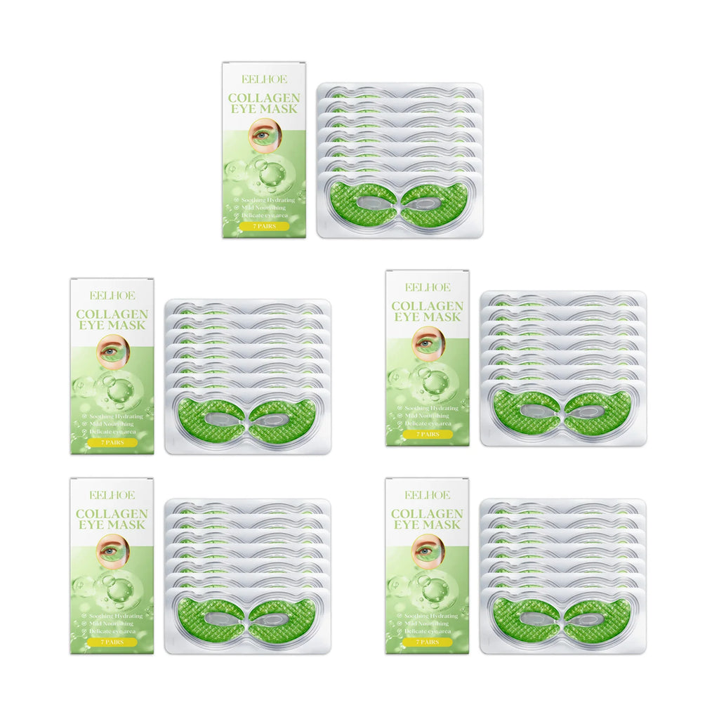 Collagen Eye Mask Patches Moisturizing Firming Anti Dark Circles Remove Eye Bags Eyes Care Gel Masks Pads Eyes Skin Care Oasis Select 35 pairs