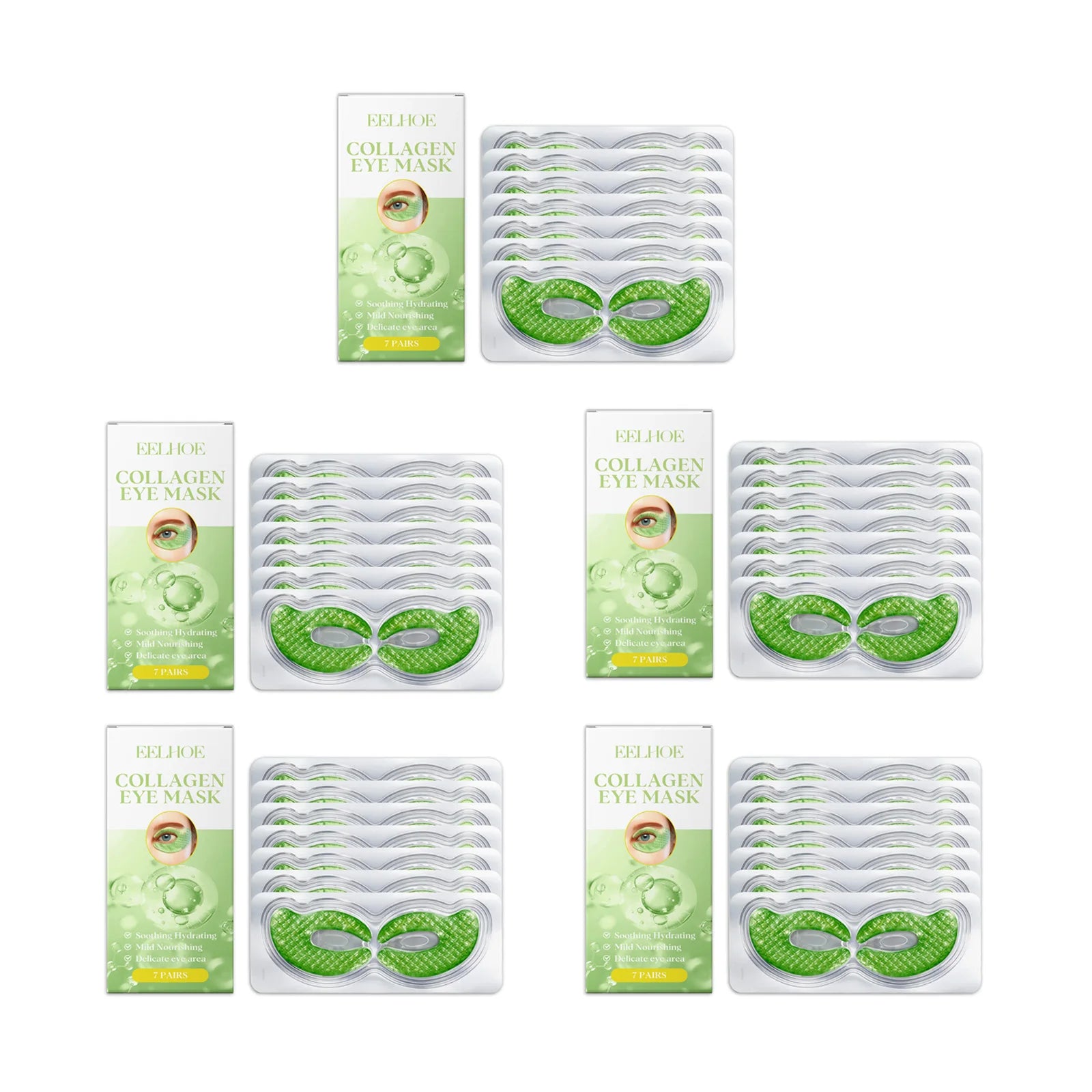Collagen Eye Mask Patches Moisturizing Firming Anti Dark Circles Remove Eye Bags Eyes Care Gel Masks Pads Eyes Skin Care Oasis Select 35 pairs