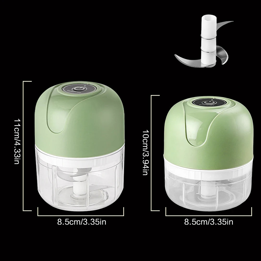 Electric Garlic Press & Ginger Chopper | USB Rechargeable Mini