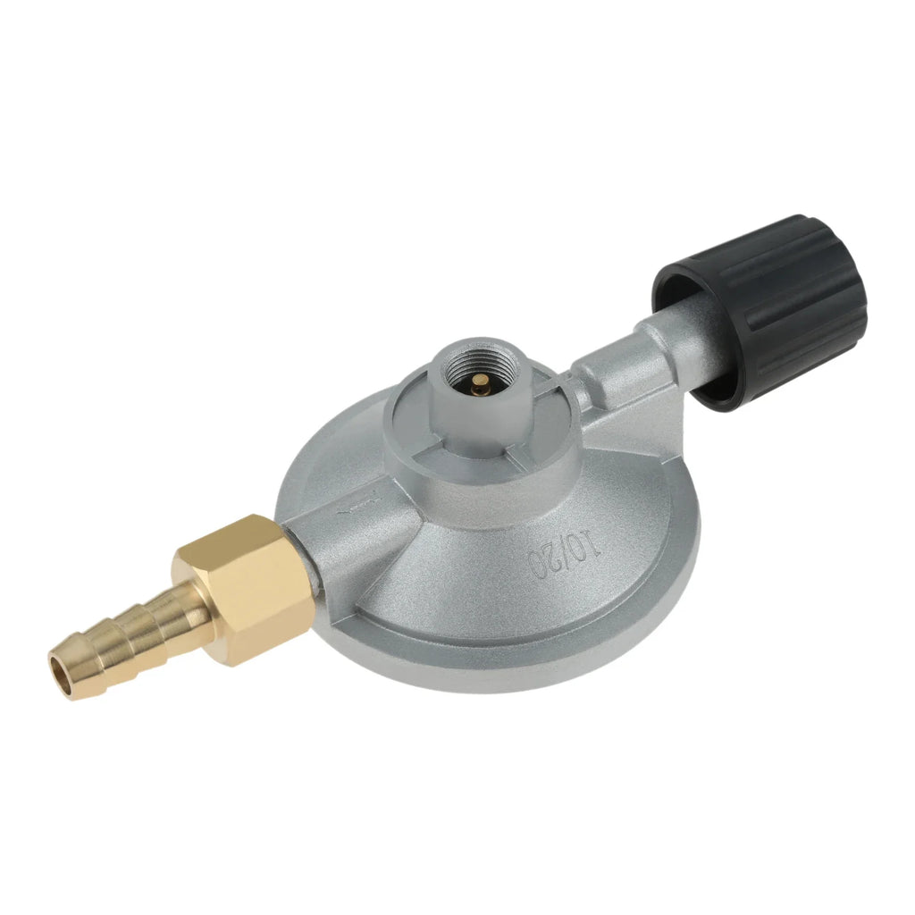Disposal Bottle Valve Adjustable Flow Low Pressure Propane Regulator 9.5mm Barb Hose Connection Connect Stove Grill Assembly Oasis Select