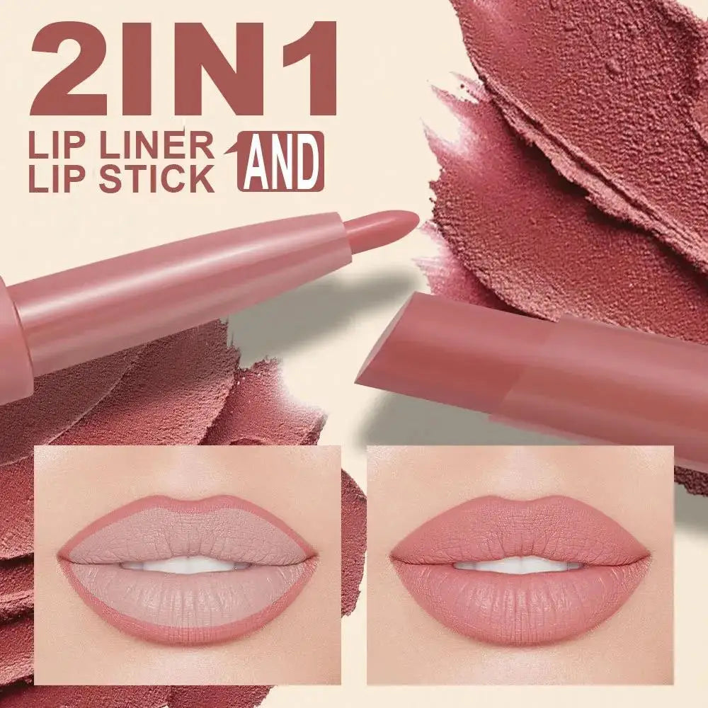 Dragon Ranee 2-in-1 Matte Lip Liner & Lipstick | Waterproof