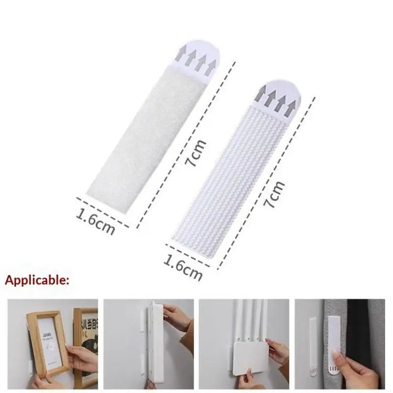 Heavy Duty Removable Double-Sided Mounting Strips 4/12 Pack